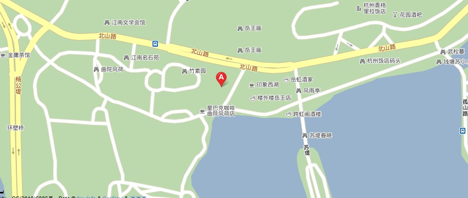 印象西湖地址 印象西湖位置